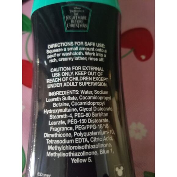 Disney Tim Burtons The Nightmare Before Christmas Scary Blueberry Scented 3 in 1 - Picture 3 of 3